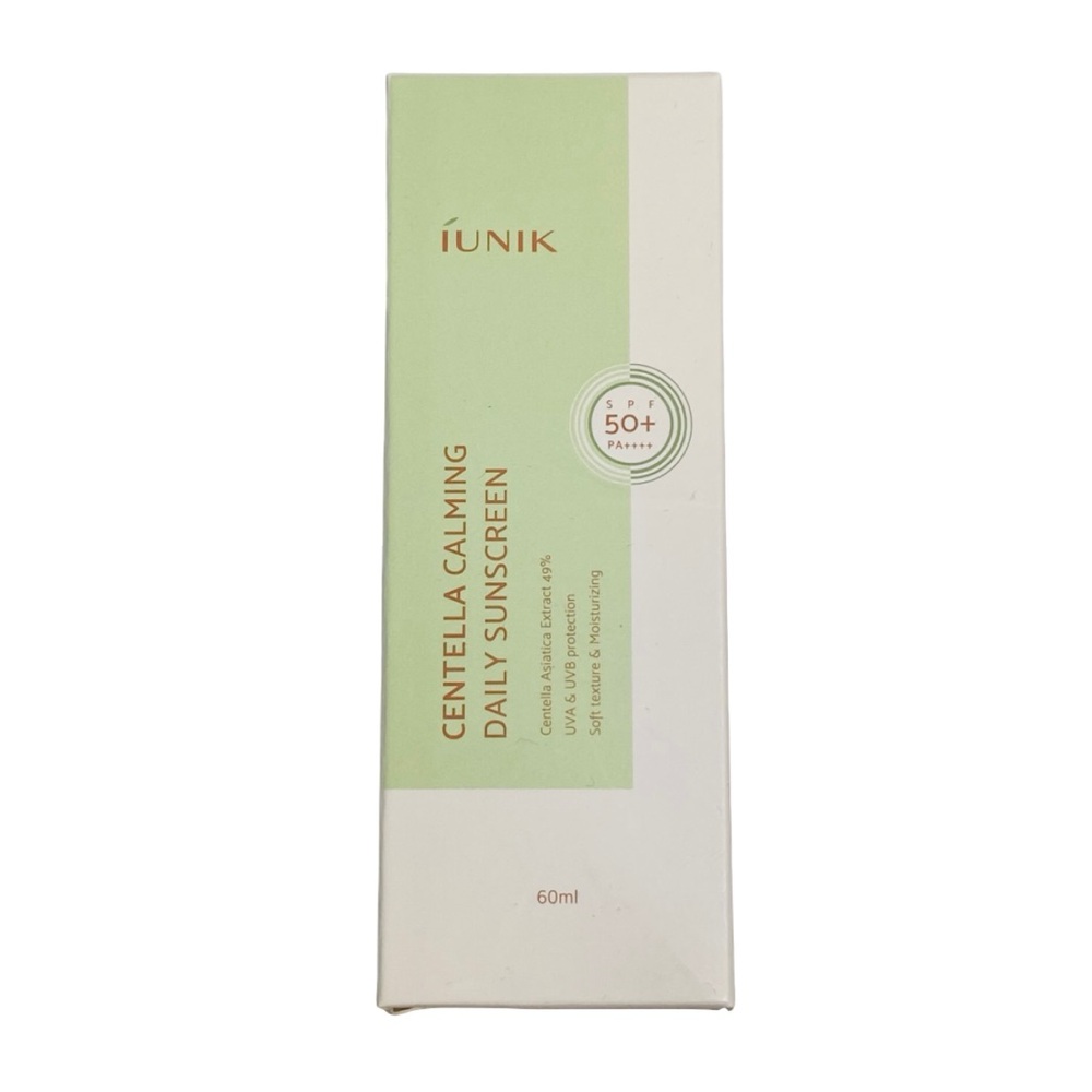 IUNIK Centella Calming Daily Sunscreen SPF 50 PA++++ (60 ml / 2.02 oz) New
